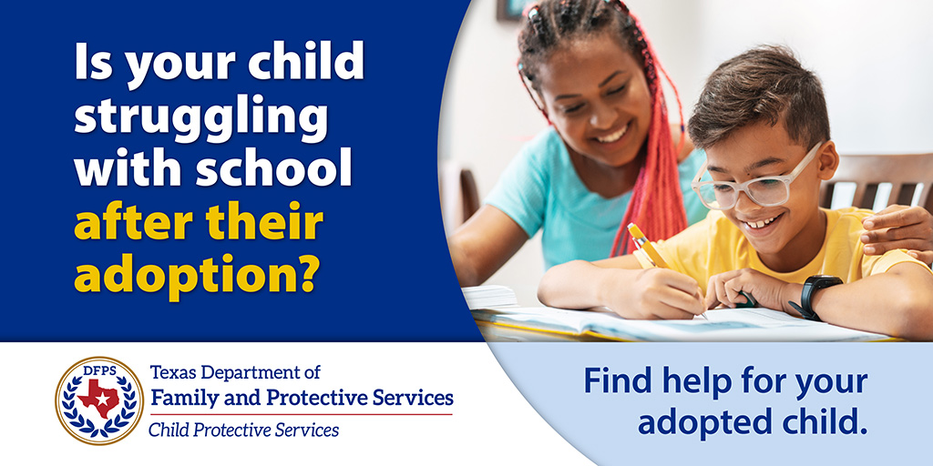 Is your child struggling with school after their adoption? Find help for your adopted child.