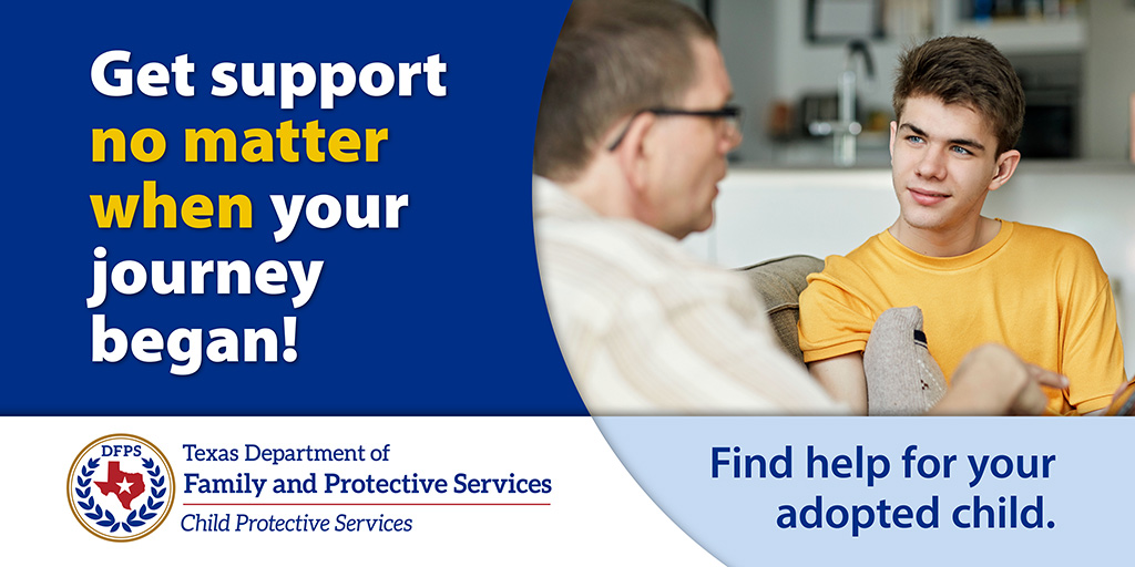 Get support no matter when your journey began! Find help for your adopted child.