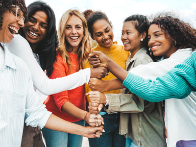 teens in a group, small version for mobile
