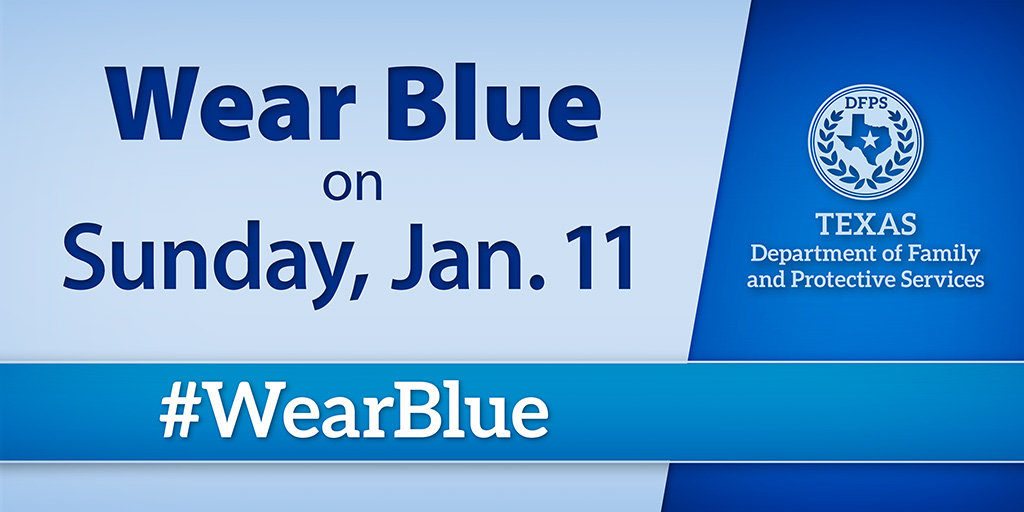 Horizontal image for Wear blue january 11 Light the way